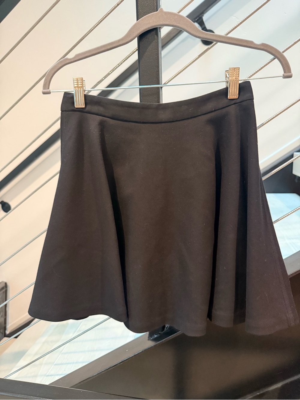 Black Women's Flared Skirt - Classic A-Line - mini - Alice + Olivia
